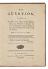 JUDAICA.  [Webb, P. C.] The Question, whether a Jew, born within the British Dominions, was . . . capable, by Law [etc.].  1753